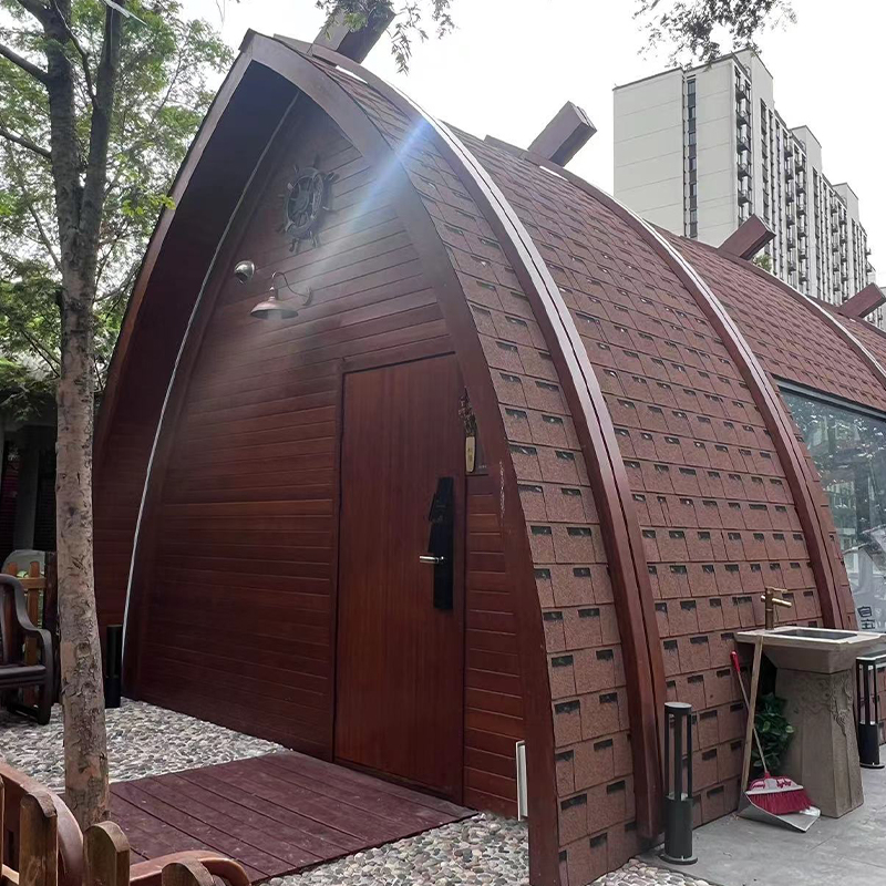 Prefabrikovaná drevená búdka Prefabrikovaná drevená búdka